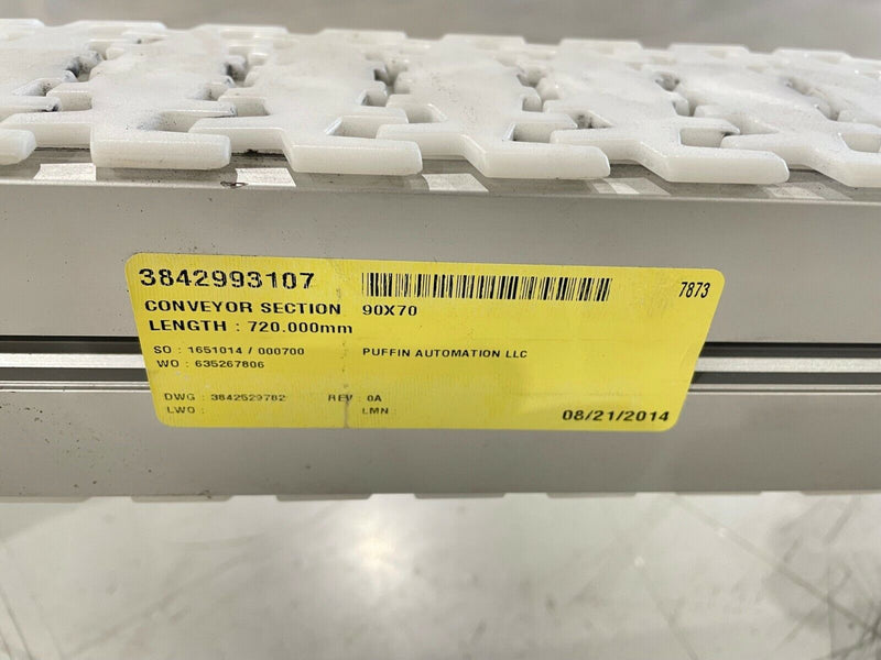 Bosch Rexroth VF90 52"L Conveyor Section 3842531017 End Return 3842998225 Drive - Maverick Industrial Sales