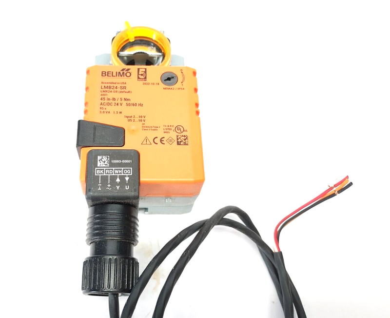 Belimo LMB24-SR Non Fail-Safe Damper Actuator 45 In-Lb 24V AC/DC, Modulating - Maverick Industrial Sales