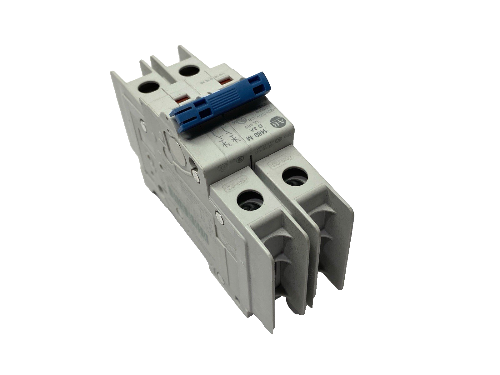 1489-M2D030 | Allen Bradley Ser. D Circuit Breaker 2-Pole 3A - Used - Maverick Industrial Sales