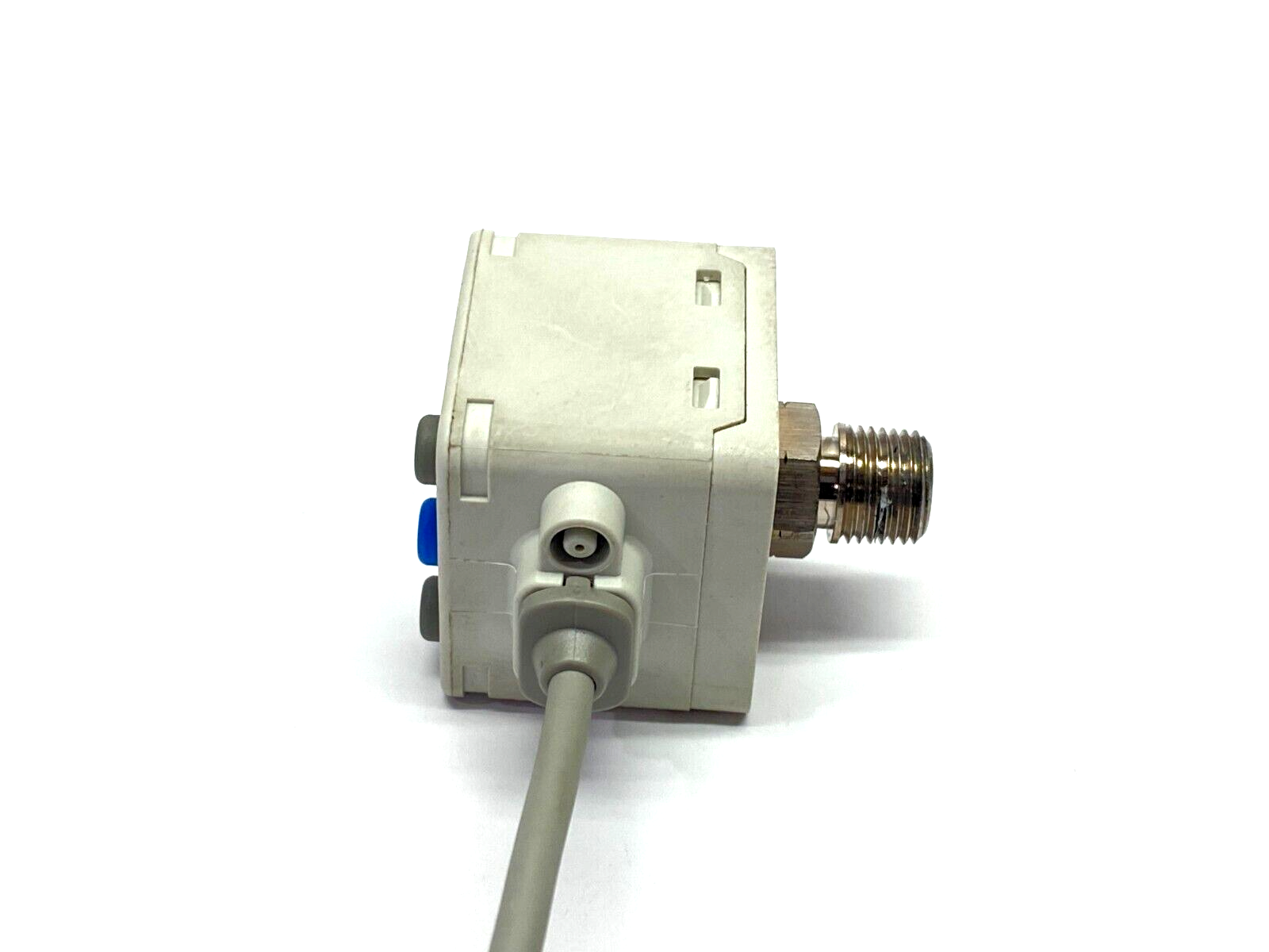 SMC ISE40A-N01-T Pneumatic Pressure Switch w/ 4-Pin Connector - Maverick Industrial Sales