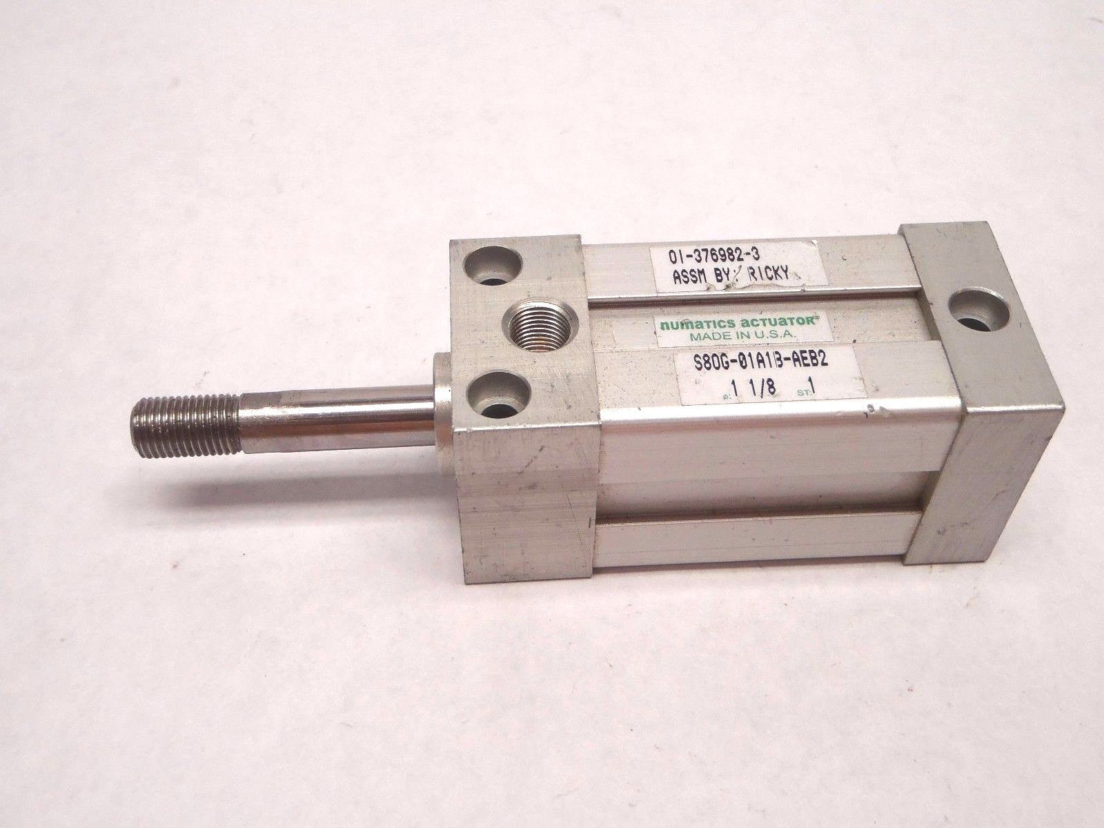 Numatics S80G-01A1B-AEB2 COmpact Cylinder 1" Stroke - Maverick Industrial Sales