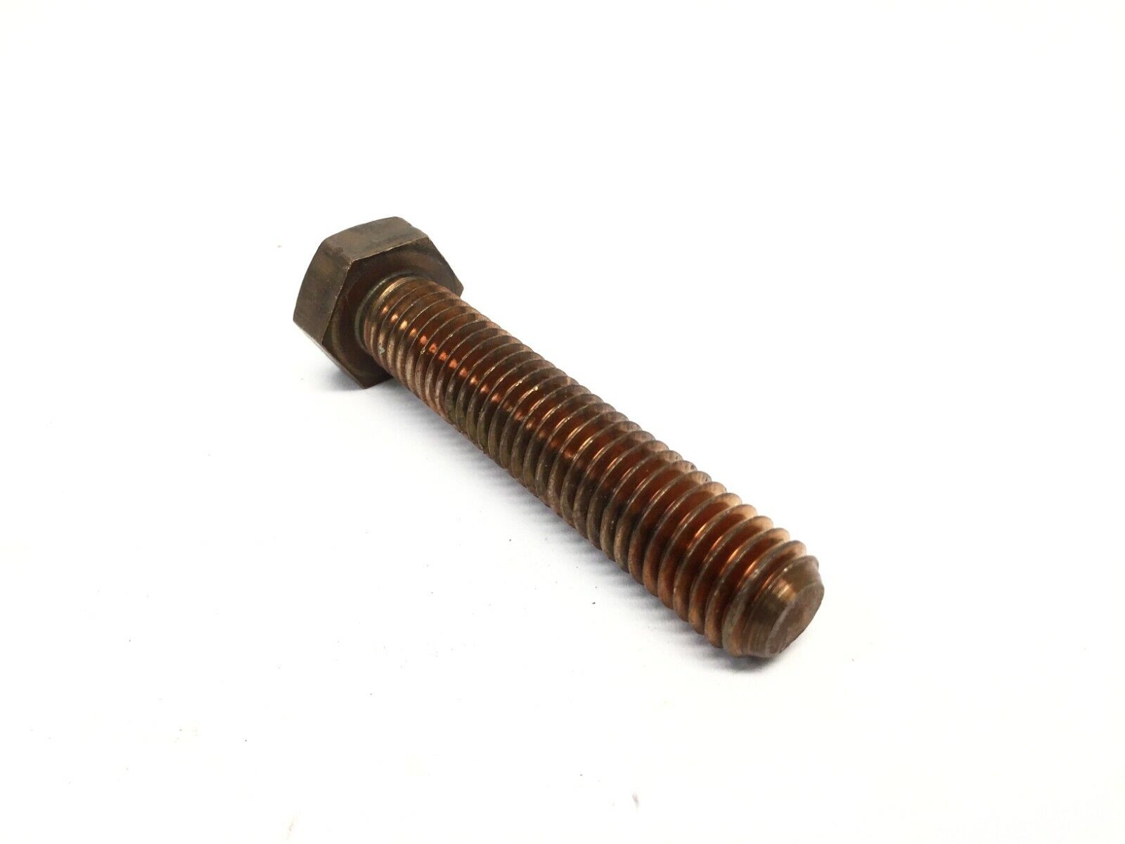Hex Head Bolt Bronze Silicon 1/2-13" x 2-1/2" Length LOT OF 4 - Maverick Industrial Sales