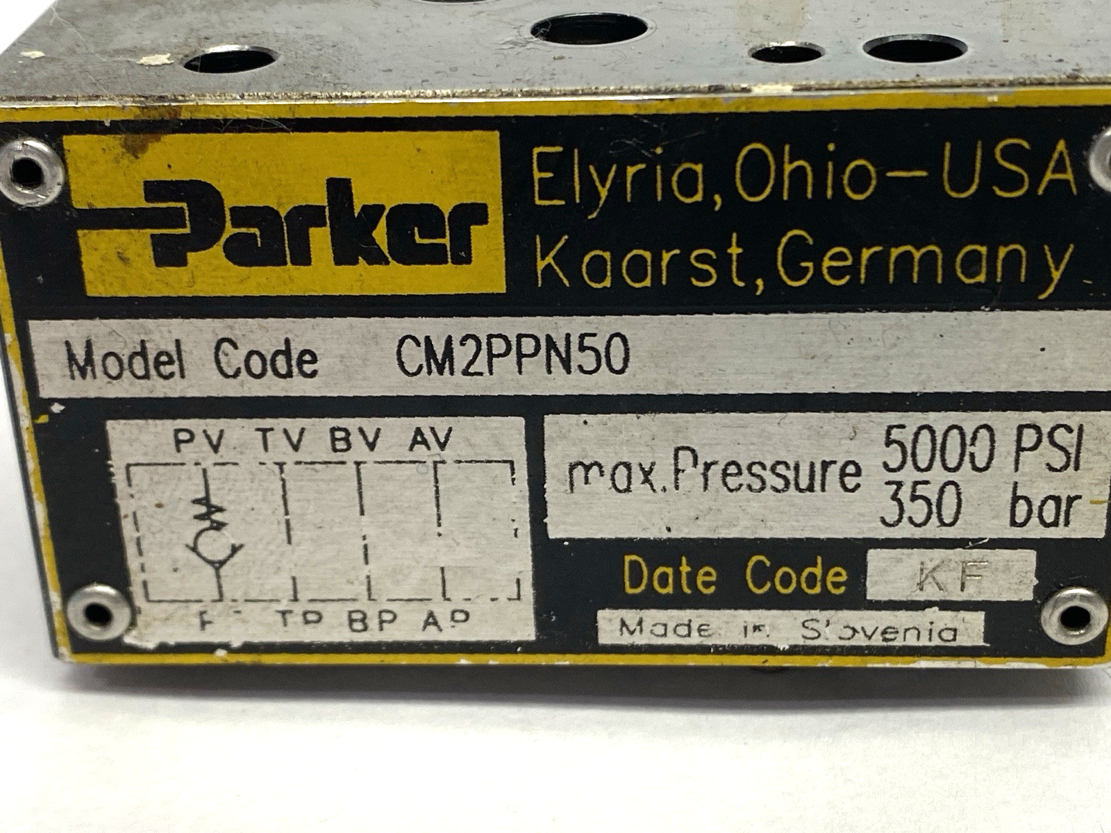 Parker CM2PPN 50 Pneumatic Check Sandwich Valve - Maverick Industrial Sales