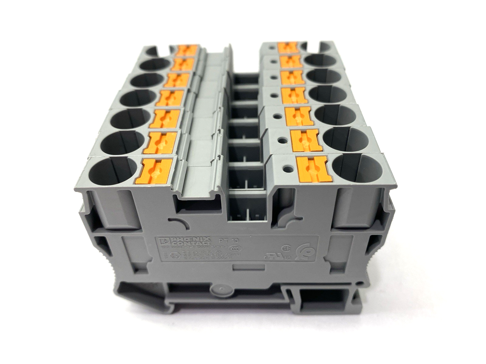Phoenix Contact PT 10 Feed-Through Terminal Block 3212120 LOT OF 7 - Maverick Industrial Sales