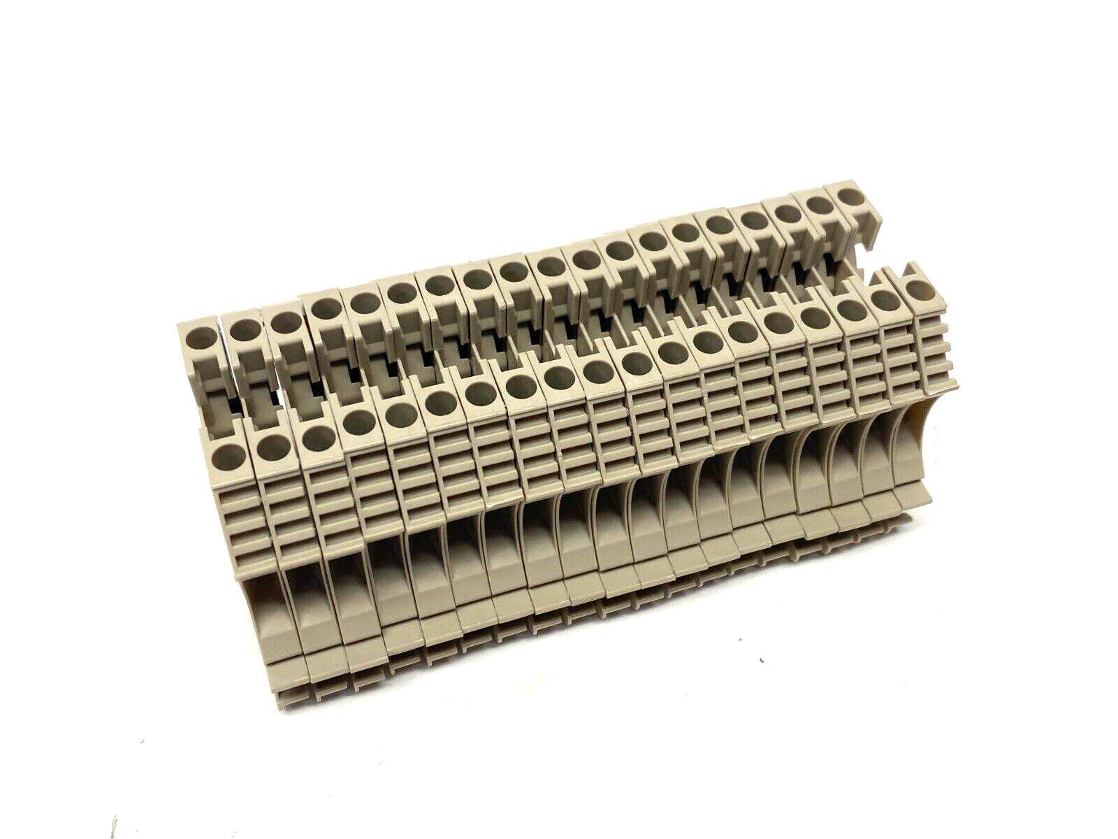 Weidmüller 1020100000 Feed-Through Terminal Block 4mm, Beige, WDU 4 LOT OF 19 - Maverick Industrial Sales