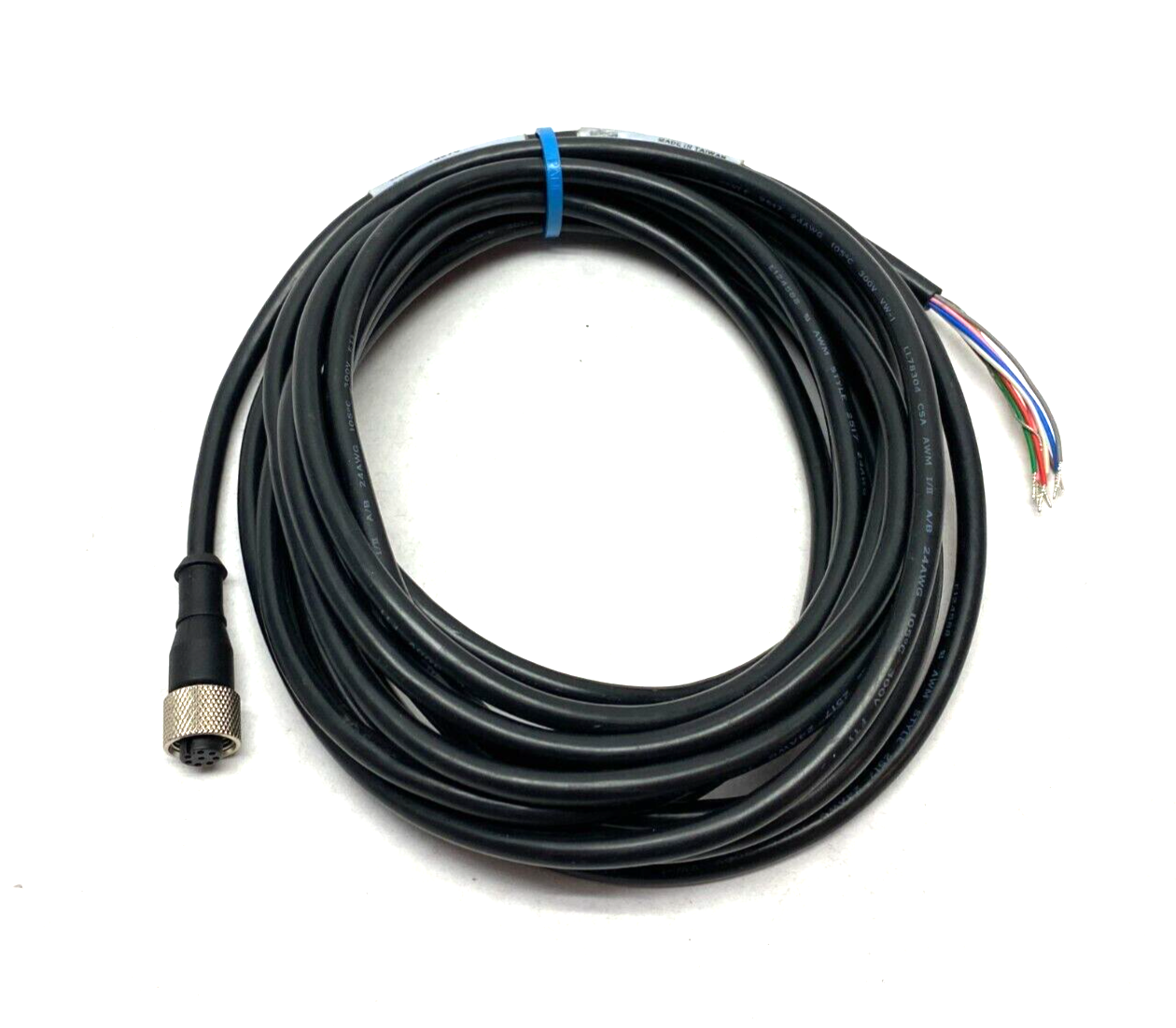 Banner MQDC2S-815 Single Ended Cordset M12 8-Pin Straight to Pigtail 70976 - Maverick Industrial Sales