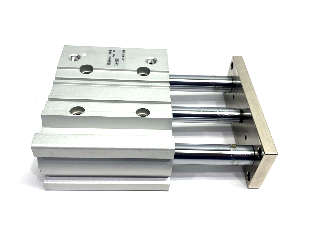 MGPL40TN-50Z | SMC Compact Pneumatic Guide Cylinder 40mm Bore 50mm Stroke - Used - Maverick Industrial Sales