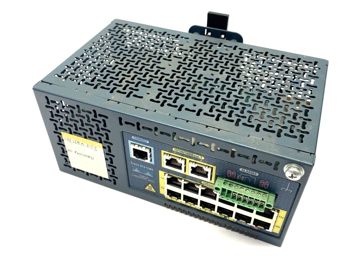 Cisco WS-C2955T-12 Catalyst 2955 Series Industrial Network Switch 12-Port - Maverick Industrial Sales