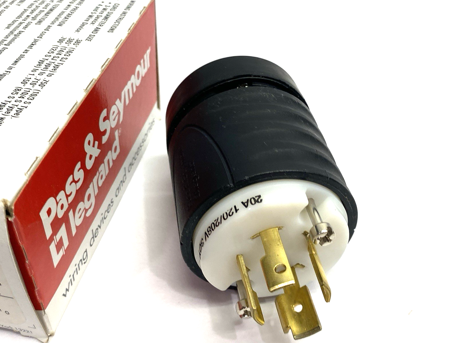 L1820-P | Pass & Seymour Legrand Turnlok Plug 20A 3PH 120/208V 4P 4W - New Other - Maverick Industrial Sales