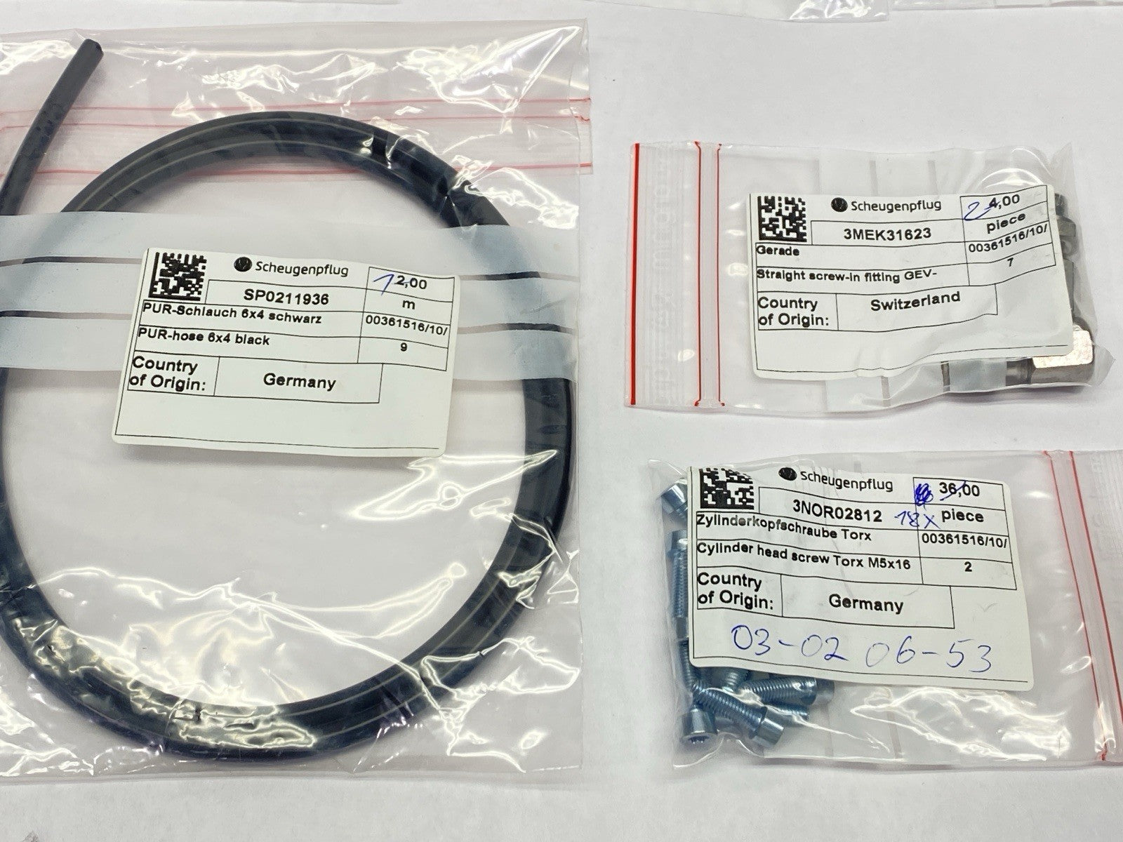 Scheugenpflug SP0240154 Valve Inlet Kit NW20 FKM H6 - Maverick Industrial Sales