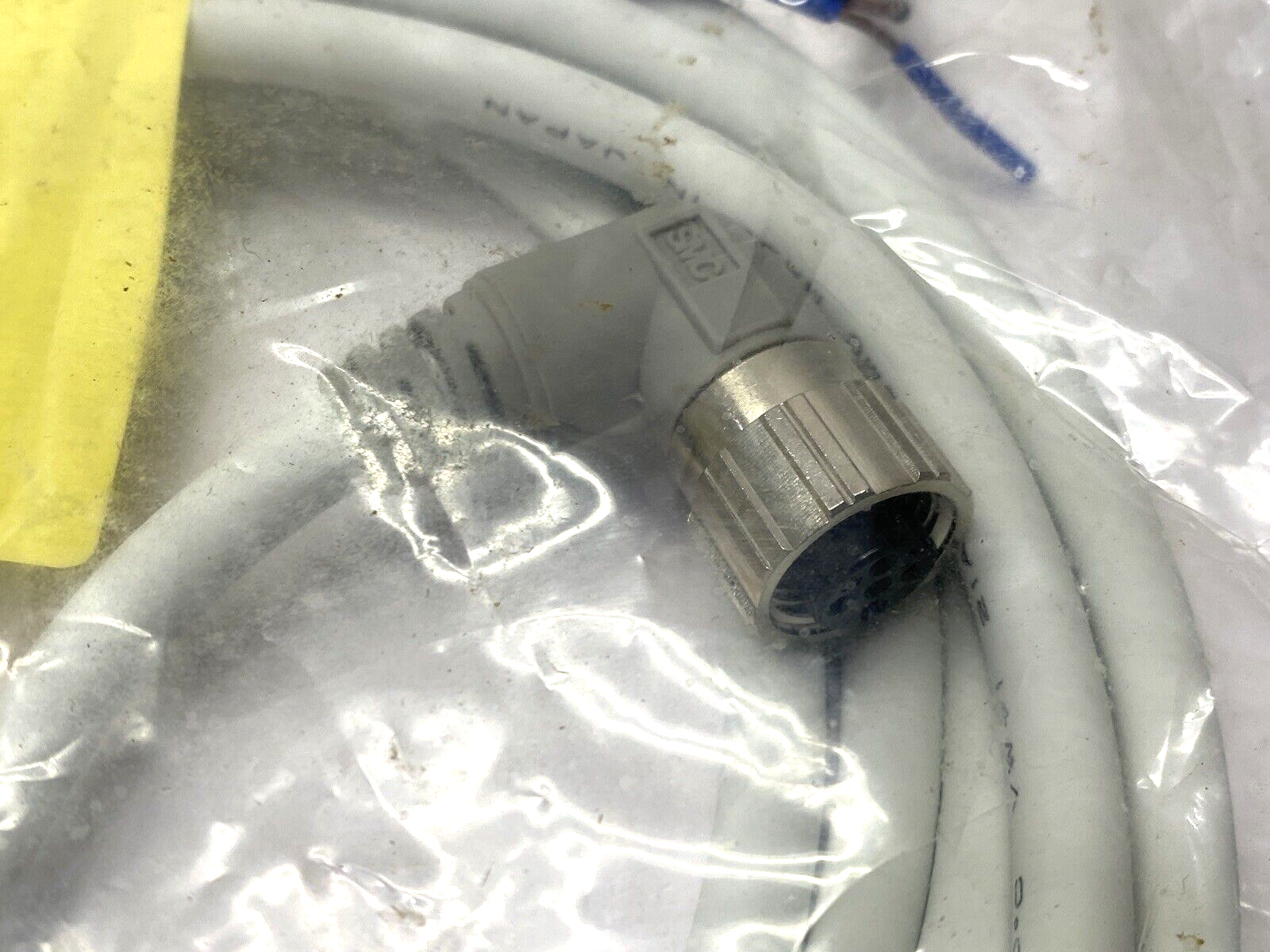 SMC E66085-H Single-Ended Cable Assembly Female M12 Right Angle 4-Pin - Maverick Industrial Sales