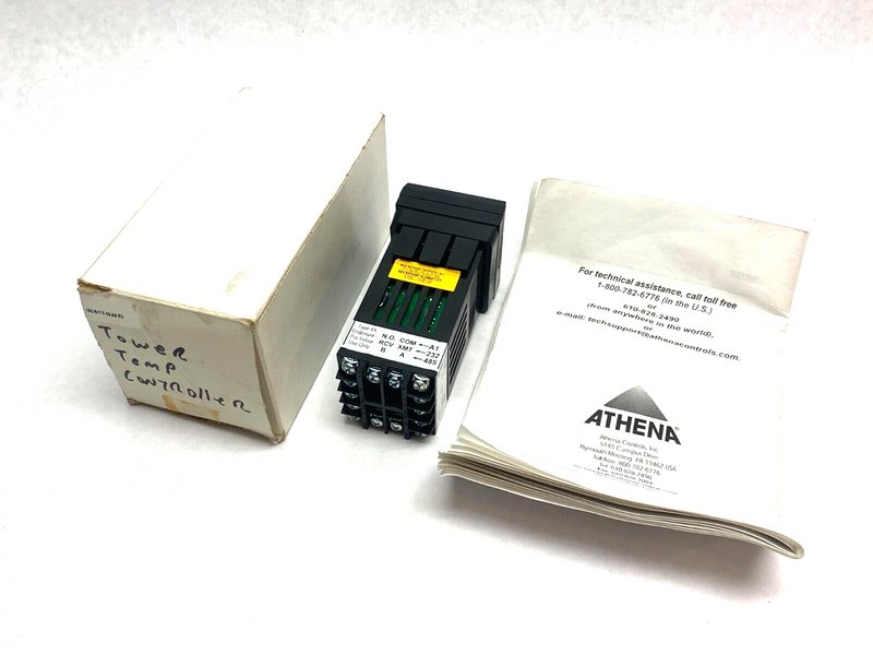 Athena 16C-R-T-T-10-AD FU Temperature Process Controller 100-250V AC 50/60Hz - Maverick Industrial Sales