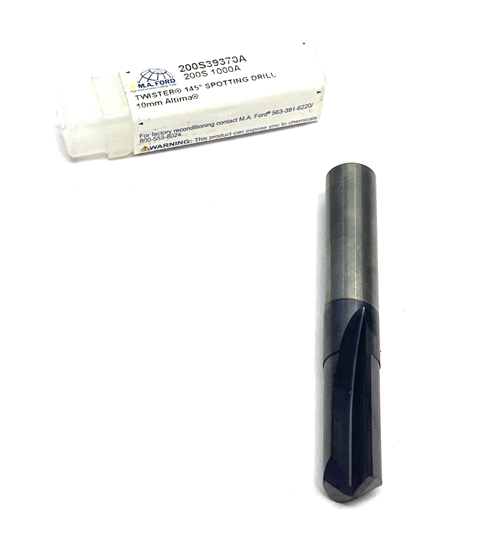 200S39370A | M.A. Ford Twister® 145° Spotting Drill 10mmx25x70 ALtima® EDP: 20647 - New – Open box - Maverick Industrial Sales