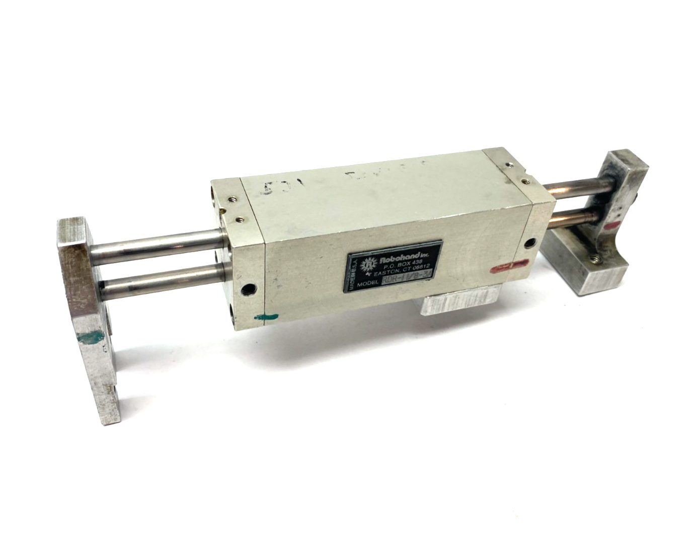 Robohand RDR-1 1/8-3A Dual-Rod Pneumatic Slide Cylinder - Maverick Industrial Sales