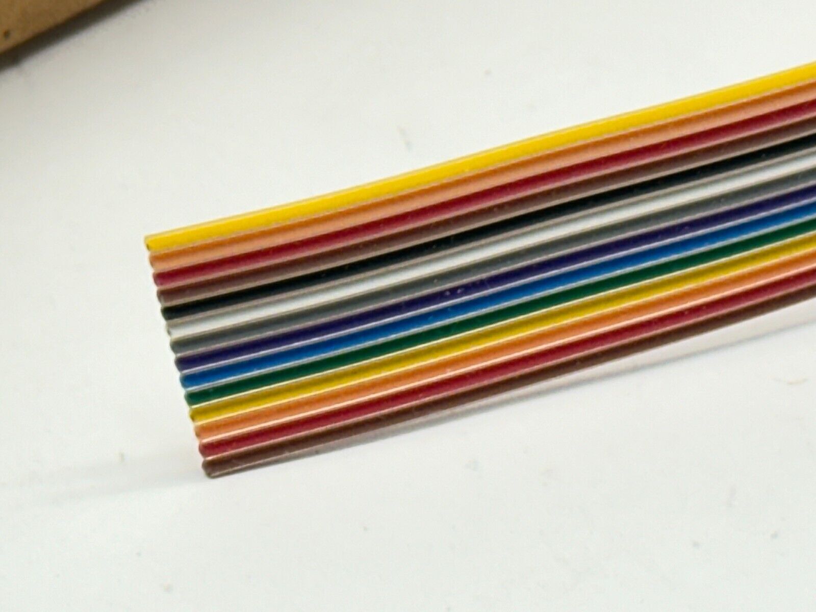 Belden 9R28014 000100 Flat Rainbow Cable 9R280XX Series #28-14c PVC 70ft - Maverick Industrial Sales