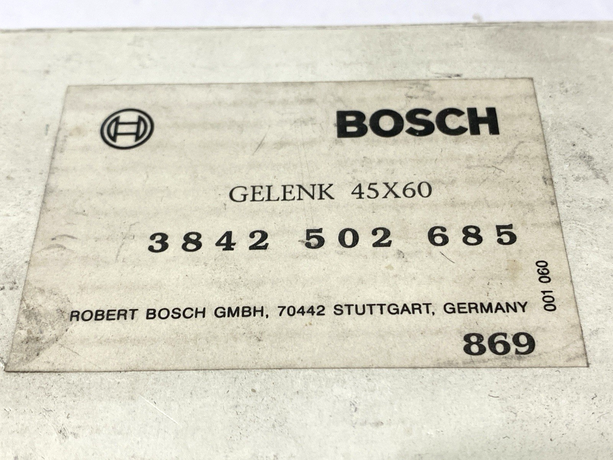 Bosch 3842502685 Aluminum Joint 45X60 - Maverick Industrial Sales
