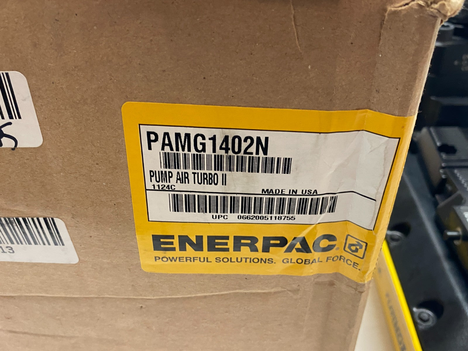 Enerpac PAMG1402N Turbo II Air Hydraulic Pump 4/3 Manual Valve - Maverick Industrial Sales