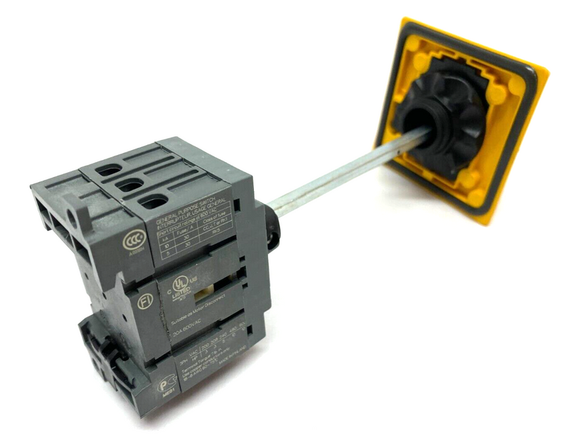 ABB OT16F3 Disconnect Switch 3-Pole w/ 6" Rod and On/Off Switch Handle - Maverick Industrial Sales