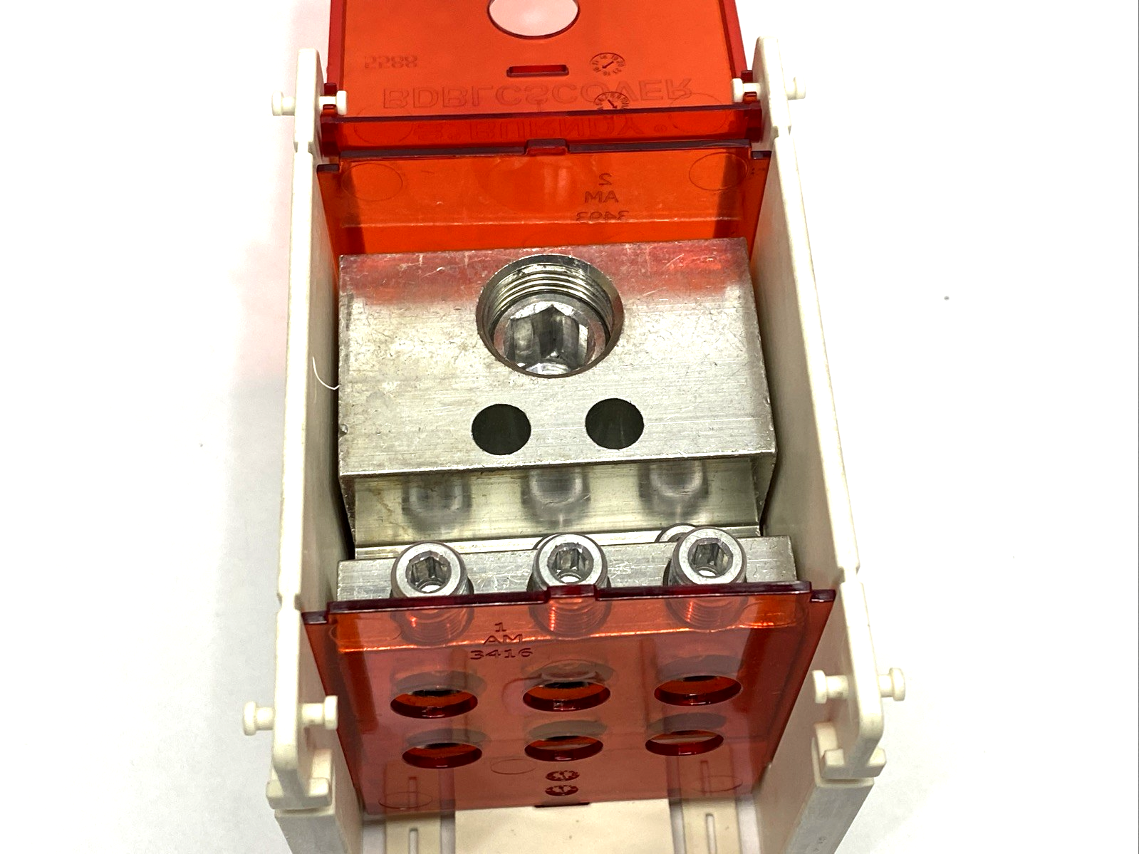 BDBLCS5K1FS | Burndy 1-Pole Finger-Safe Power Distribution Block 600V 310A CU9AL - New – Open box - Maverick Industrial Sales