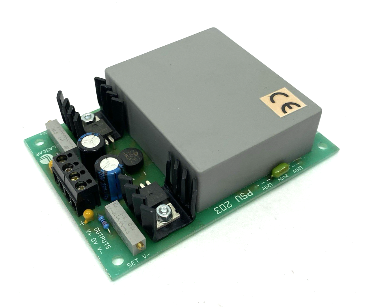 Lascar PSU 203 Adjustable Voltage Twin Rail Power Supply Module - Maverick Industrial Sales