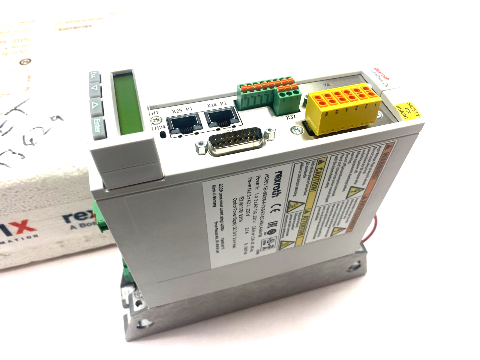 Bosch Rexroth R911337827 Comp. Converter HCS01.1E-W0006-A-02-B-ET-EC-EM-L4-NN-FW - Maverick Industrial Sales