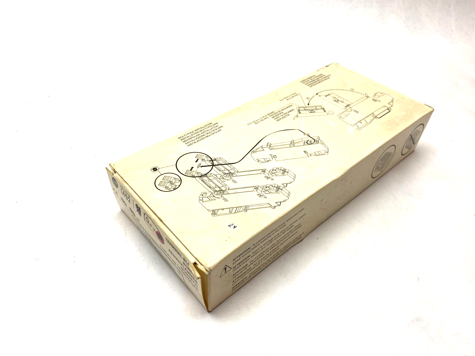 Allen Bradley 1492-RAFB4 Ser. A Fuse Holding Terminal Block Black BOX OF 23 - Maverick Industrial Sales