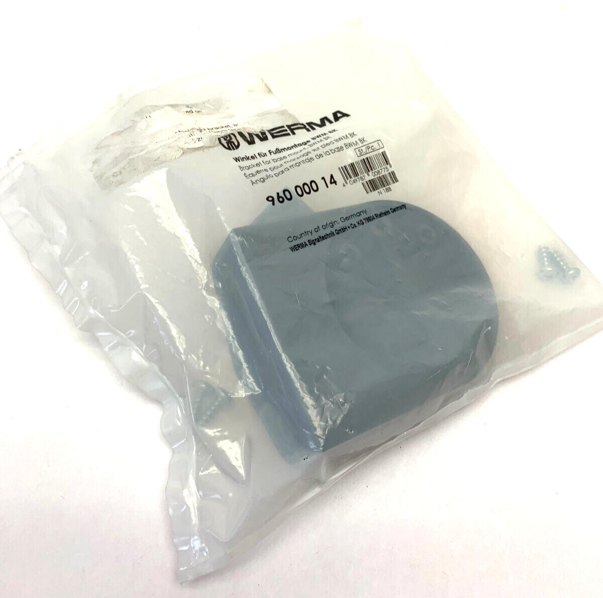 Werma 960 000 14 Bracket For Base Mount BWM BK - Maverick Industrial Sales