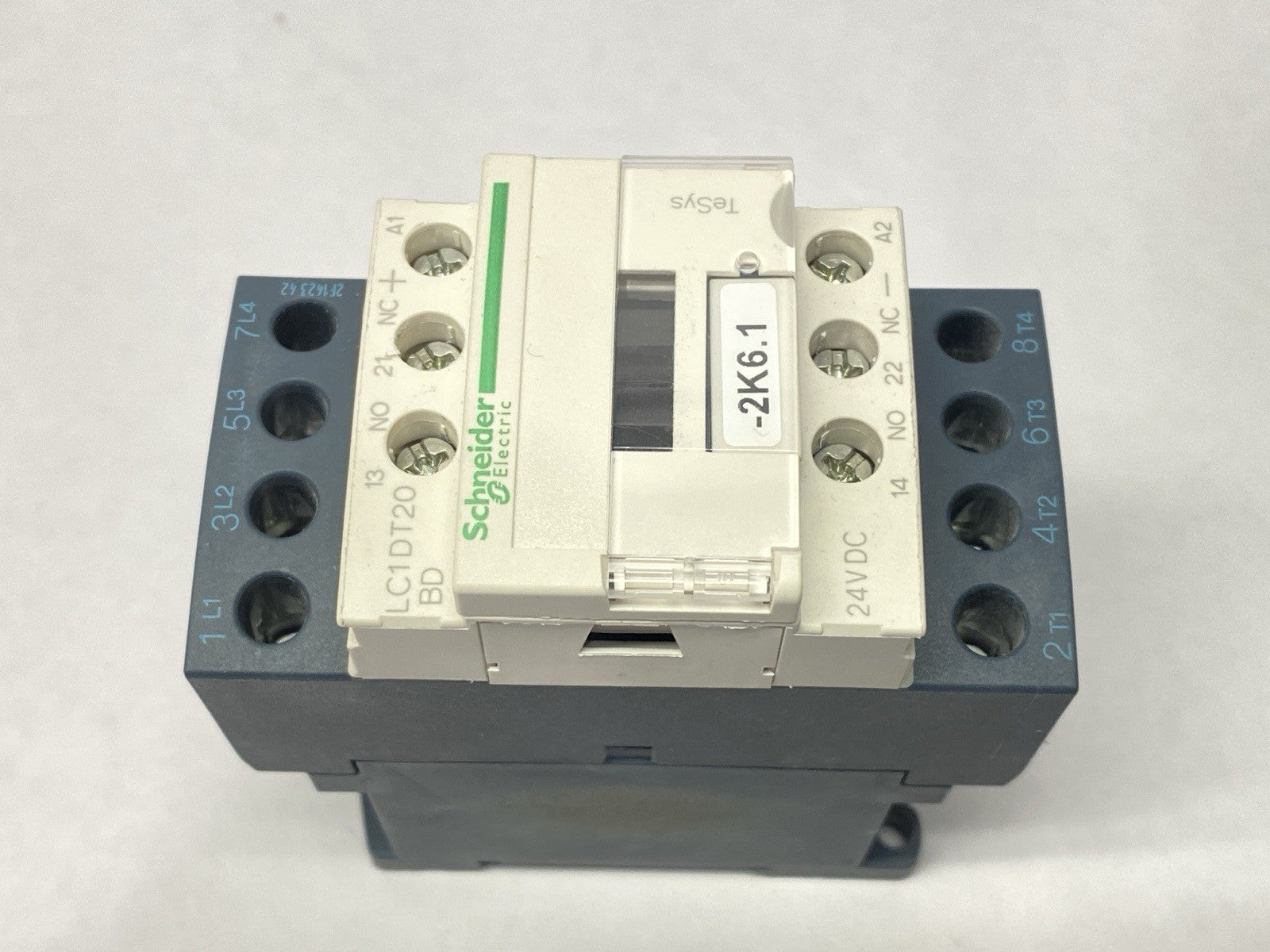 LC1DT20 | Schneider Electric Contactor 20A 24VDC w/ LAD4TBDL - Used - Maverick Industrial Sales