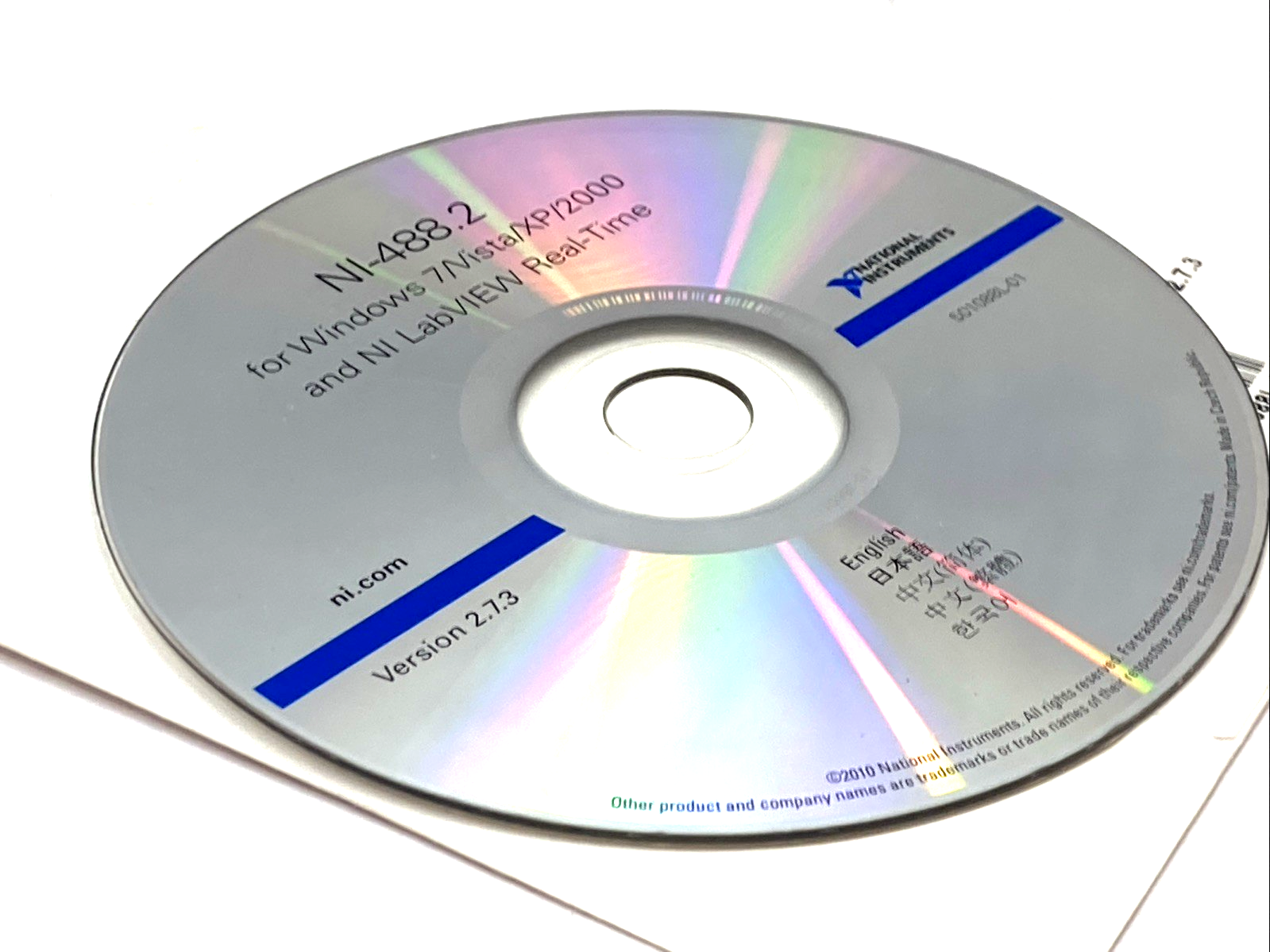 National Instruments 501088L-00 VER. 2.7.3 CD Kit NI-488.2 - Maverick Industrial Sales