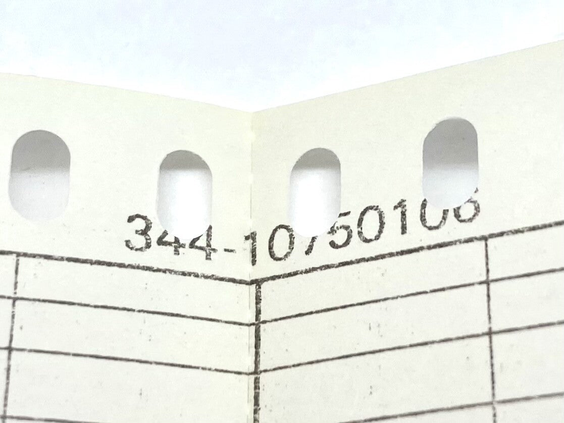 Graphic Controls 344-10750106 Fanfolded Recording Charts PKG OF 2 - New - Maverick Industrial Sales