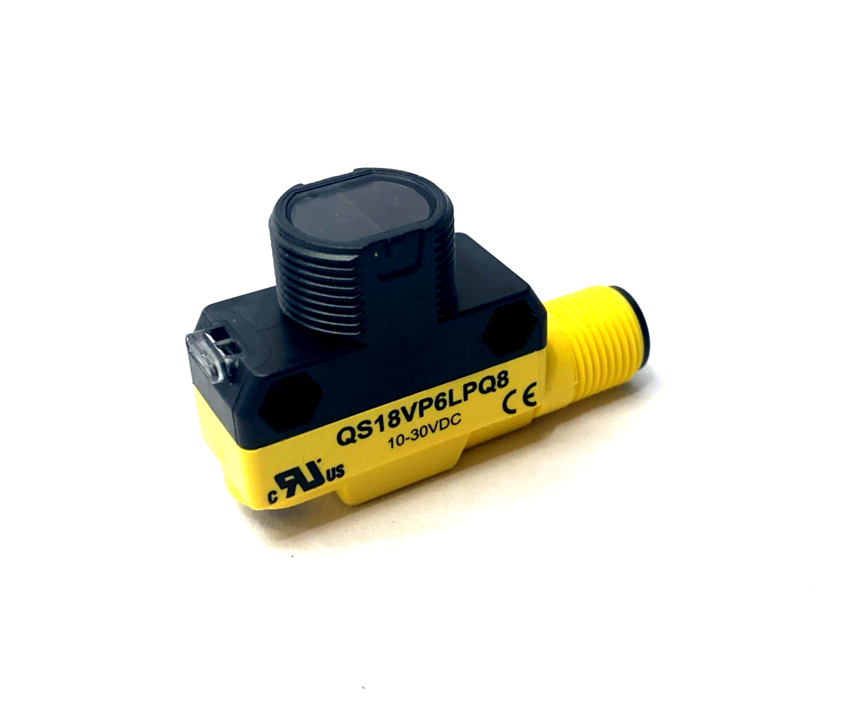 Banner QS18VP6LPQ8 Photoelectric Sensor, Polarized Retroreflective, M12, 66452 - Maverick Industrial Sales