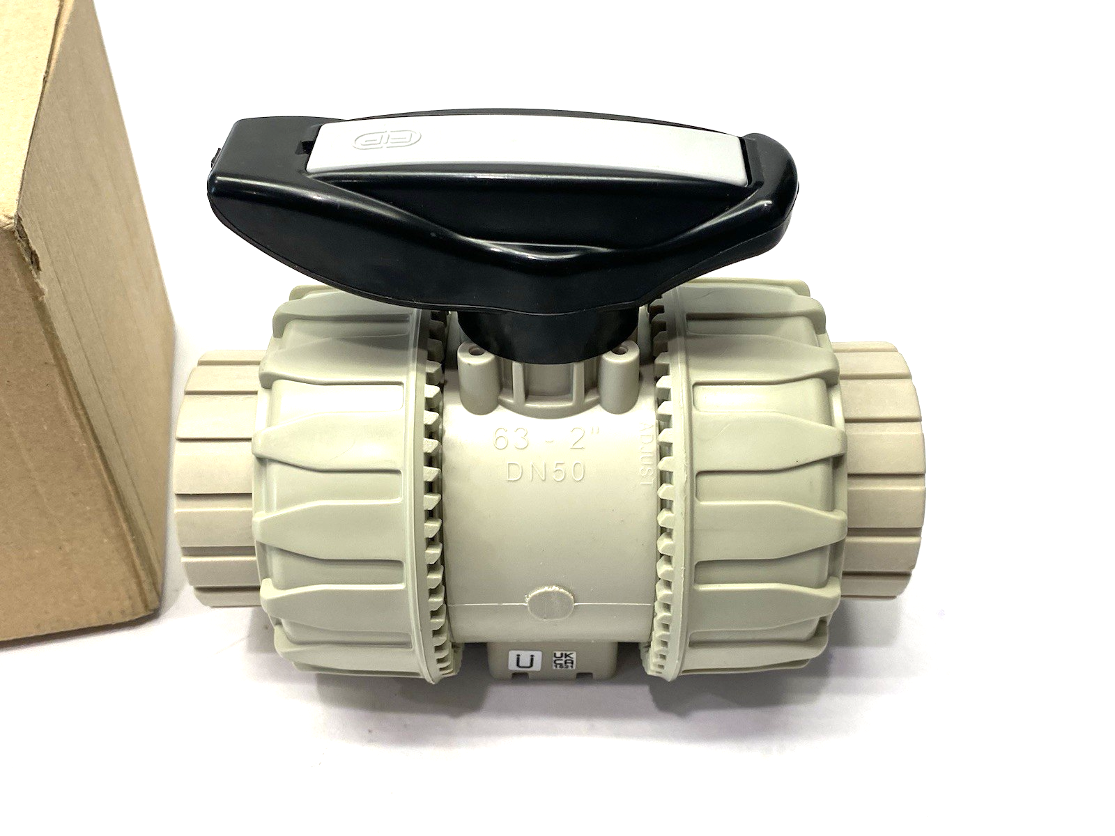 FIP VKDFM200E DUAL BLOCK® 2-way Ball Valve, BSP Threaded Ends VKDFM 2" EPDM - Maverick Industrial Sales