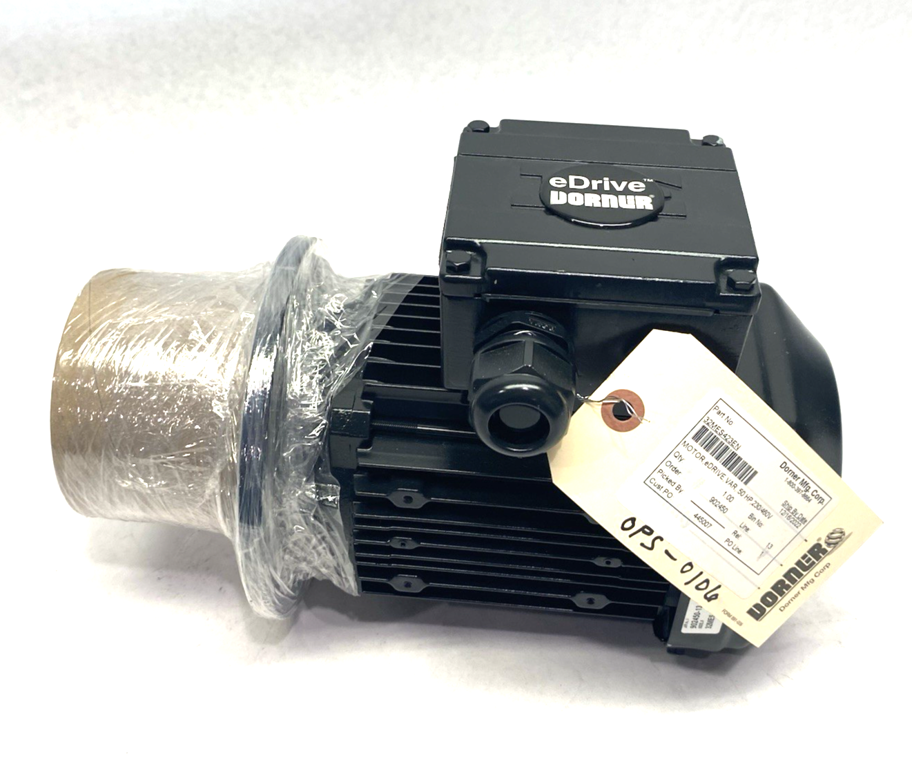 Dorner 32MES423EN eDrive Motor, 0.50 hp (0.37 Kw), 208-230/460V 3-Phase - Maverick Industrial Sales