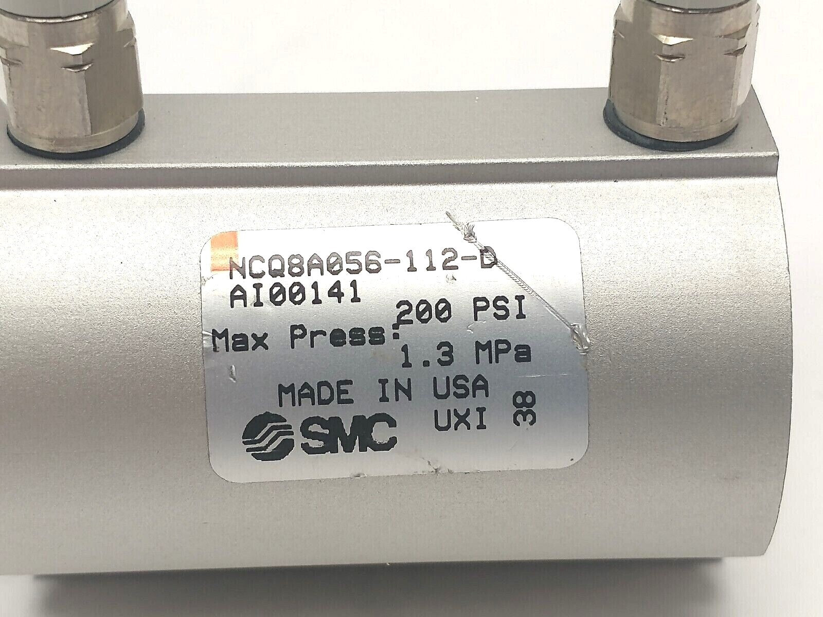 SMC NCQ8A056-112-DAI00141 Compact Pneumatic Cylinder 9/16" Bore 1-3/25" Stroke - Maverick Industrial Sales