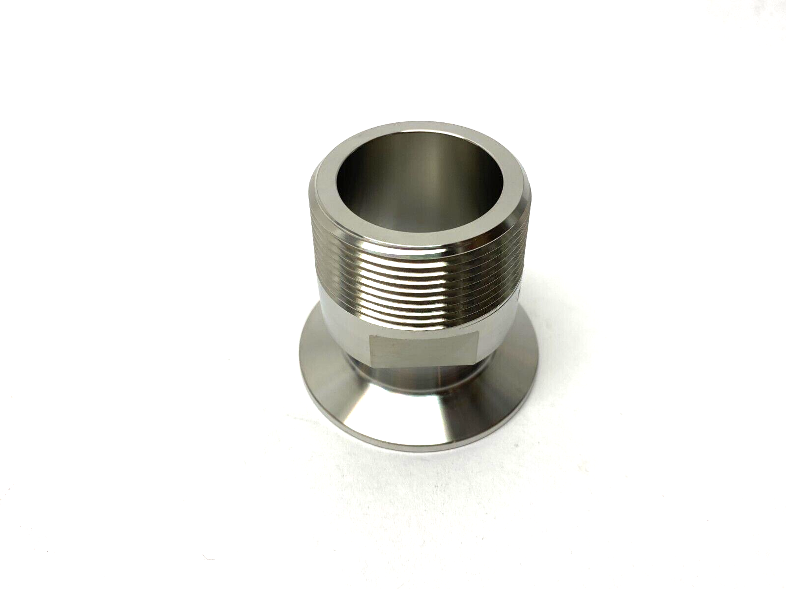 21MP-G200-150 | Glacier Tanks Stainless Tri Clamp 2" to Male NPT 1.5" Fitting - New Other - Maverick Industrial Sales