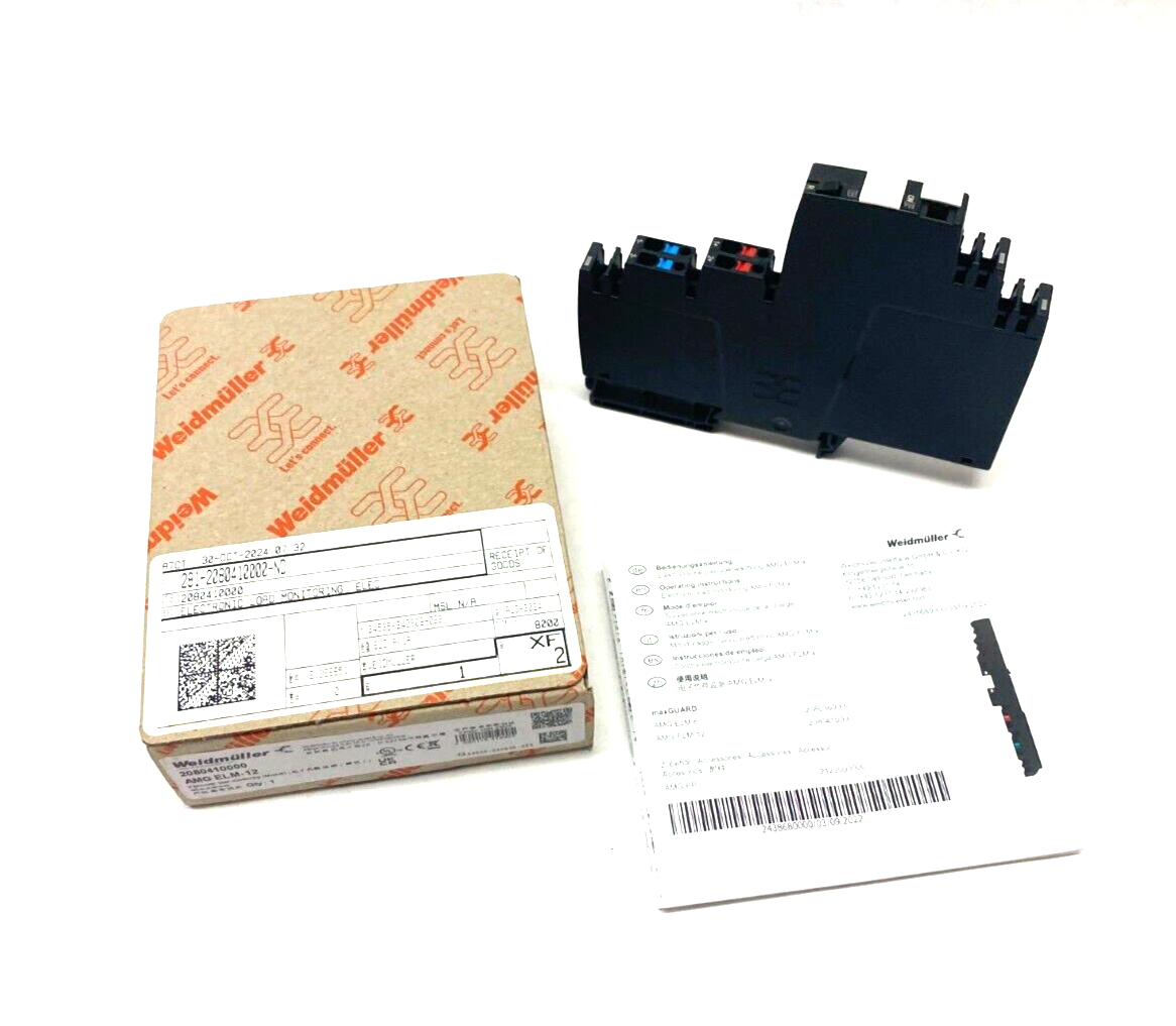 Weidmüller 2080410000 maxGUARD Electronic Load Monitor Power Supply AMG ELM-12 - Maverick Industrial Sales