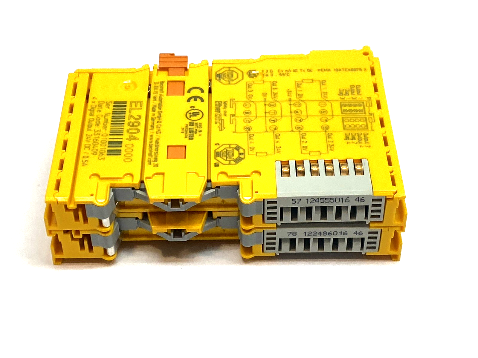 Beckhoff EL2904 TwinSAFE EtherCAT 4-Channel 24VDC 0.5A Safe Digital Output - Maverick Industrial Sales