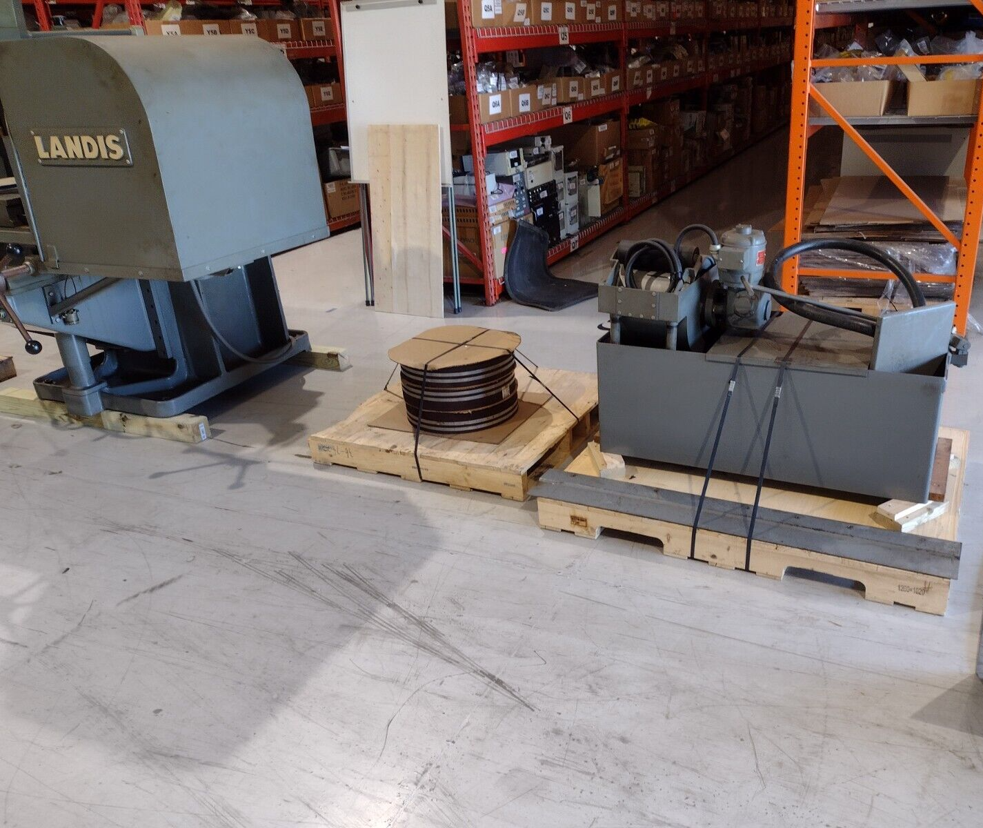 Landis F-18 Face Grinder and Coolant Pump - Maverick Industrial Sales