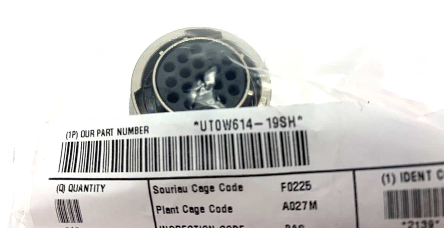 Souriau UT0W614-19SH Circular Connection Plug Housing - Maverick Industrial Sales