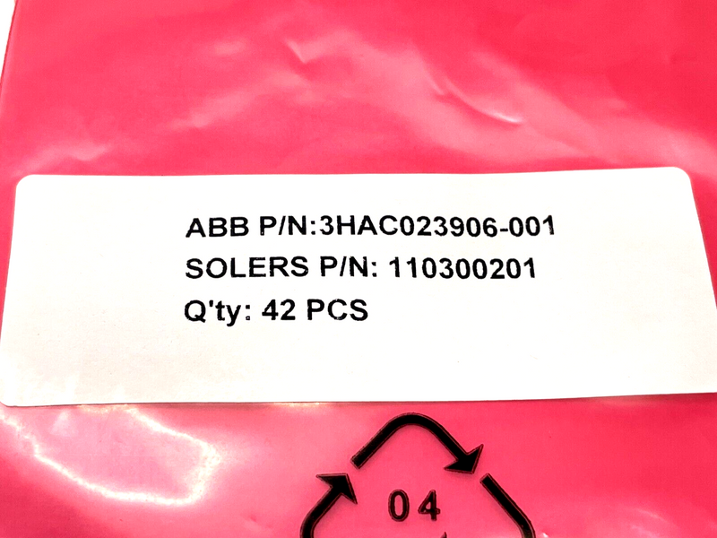 ABB 3HAC023906-001 Contact Pin AWG 20-18 0,5-0,82mm PKG OF 42 - Maverick Industrial Sales