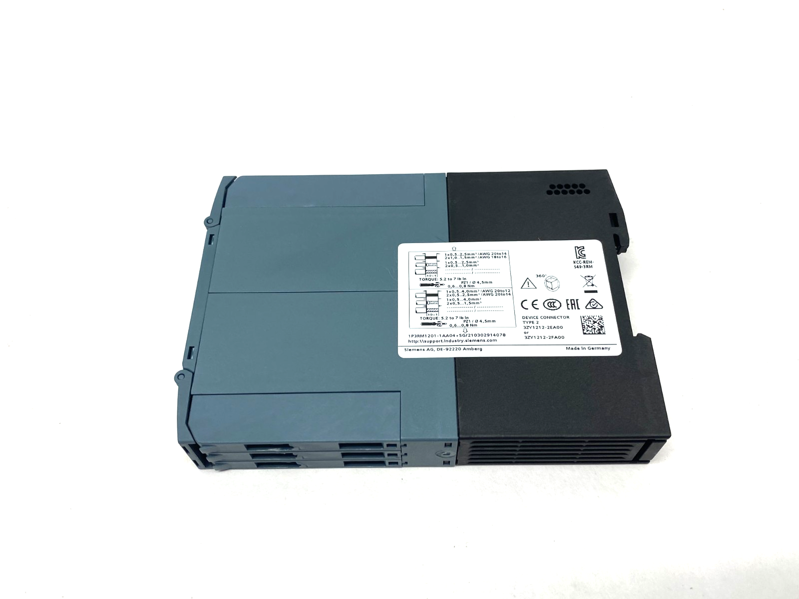 Siemens 3RM1201-1AA04 SIRIUS Reversing Motor Starter AC Semiconductor - Maverick Industrial Sales
