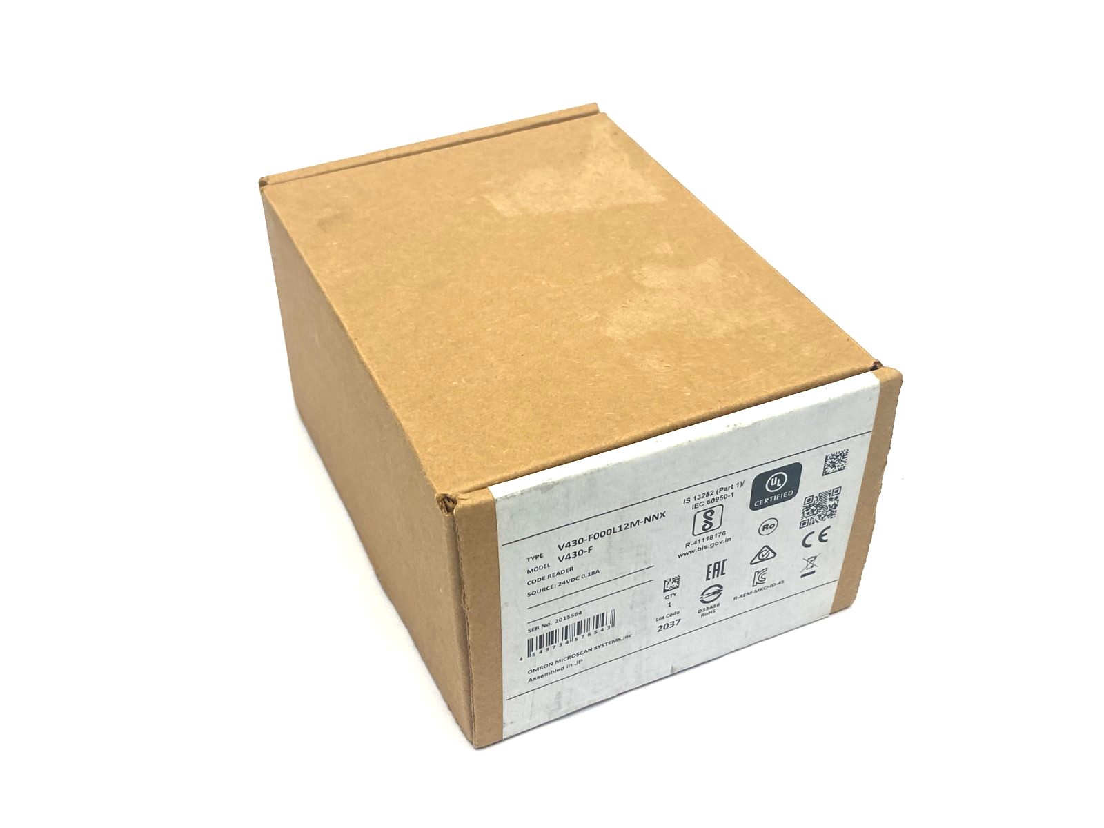 Omron V430-F000L12M-NNX MicroHAWK Code Reader, Long Range, Autofocus 75-1200mm - Maverick Industrial Sales
