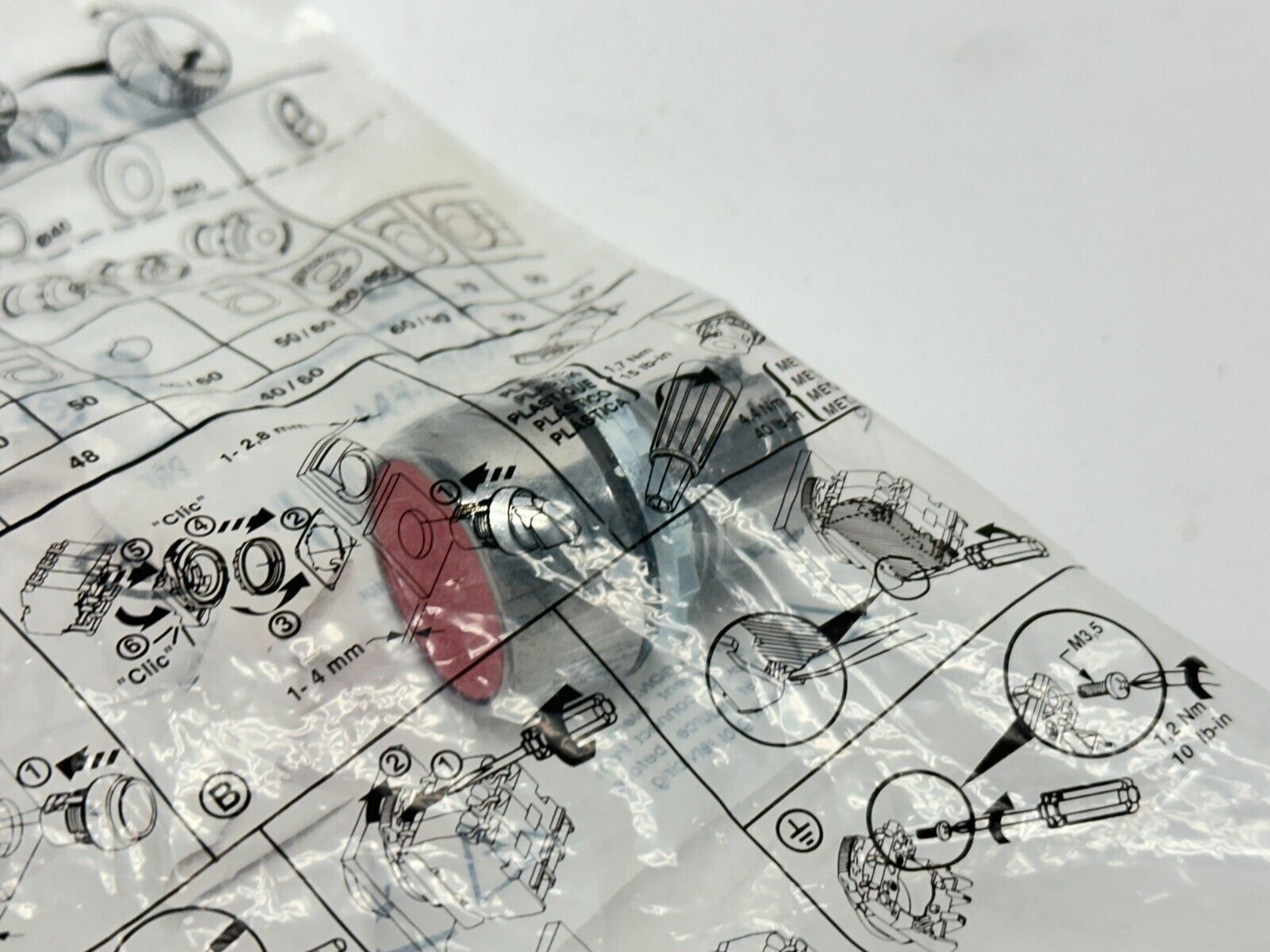 Allen Bradley 800FM-FA4 Ser A Pushbutton 22mm Red - Maverick Industrial Sales