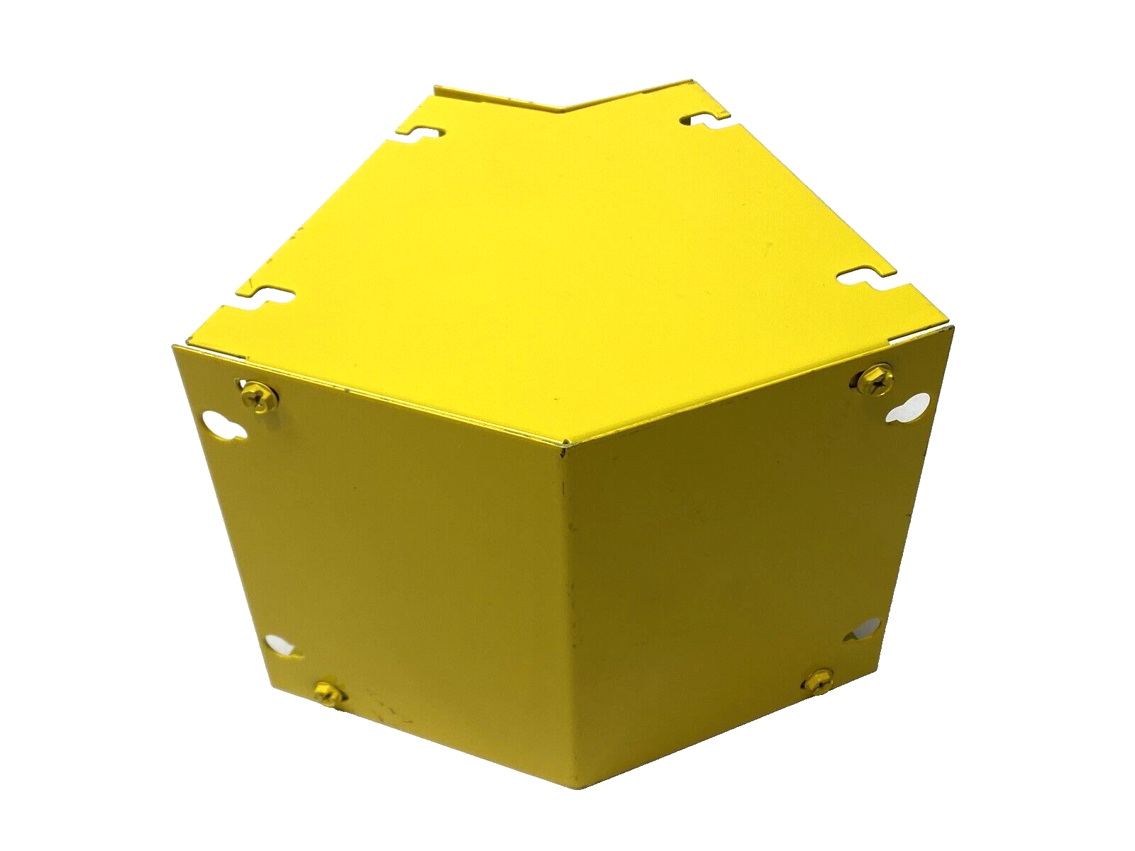Hoffman F66G45E Elbow 45-Degree Lay-in Wireway 6" x 6" YELLOW SHELFWARE - Maverick Industrial Sales