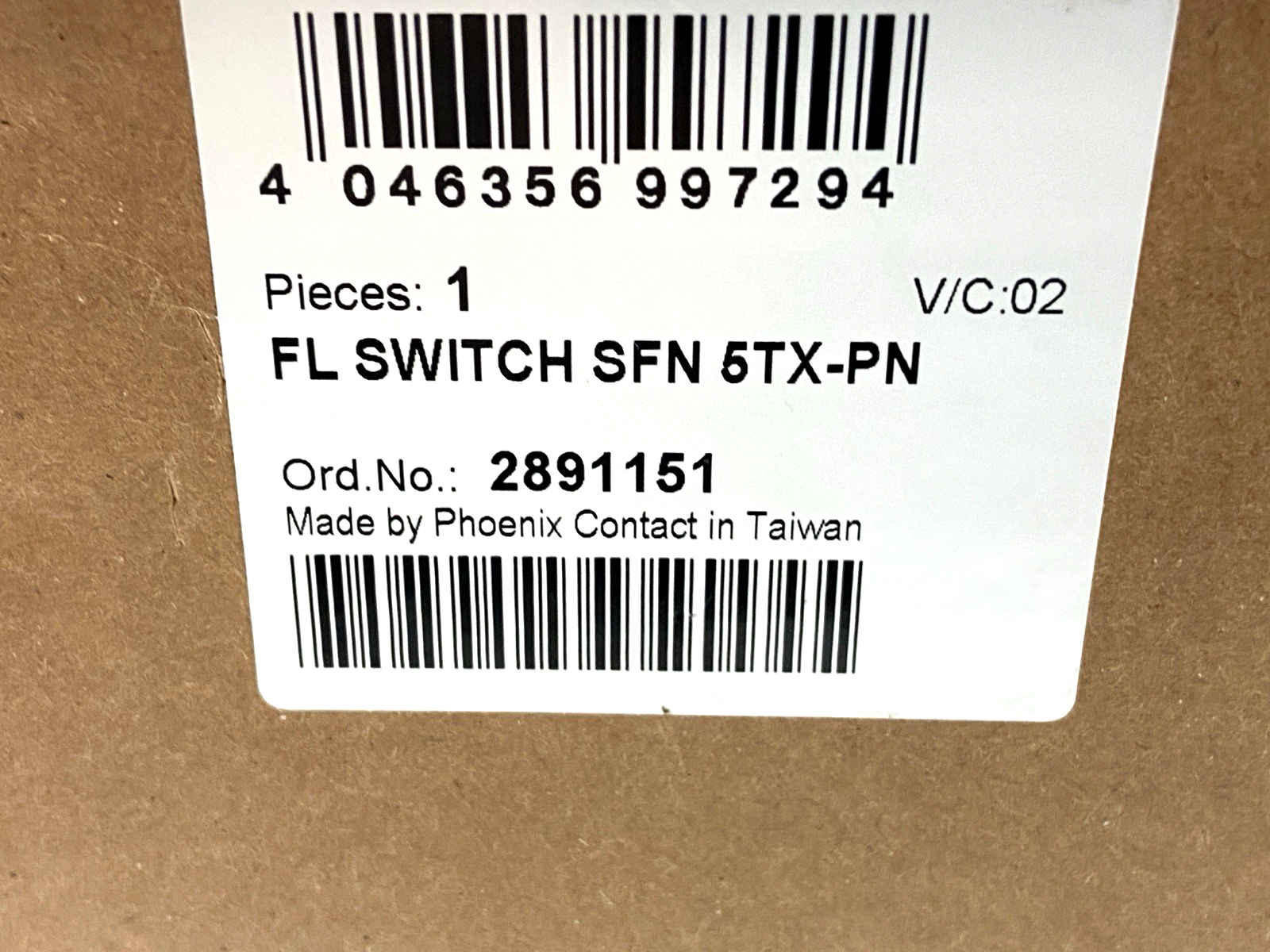 Phoenix Contact FL SWITCH SFN 5TX-PN Industrial Ethernet Switch 2891151 - Maverick Industrial Sales