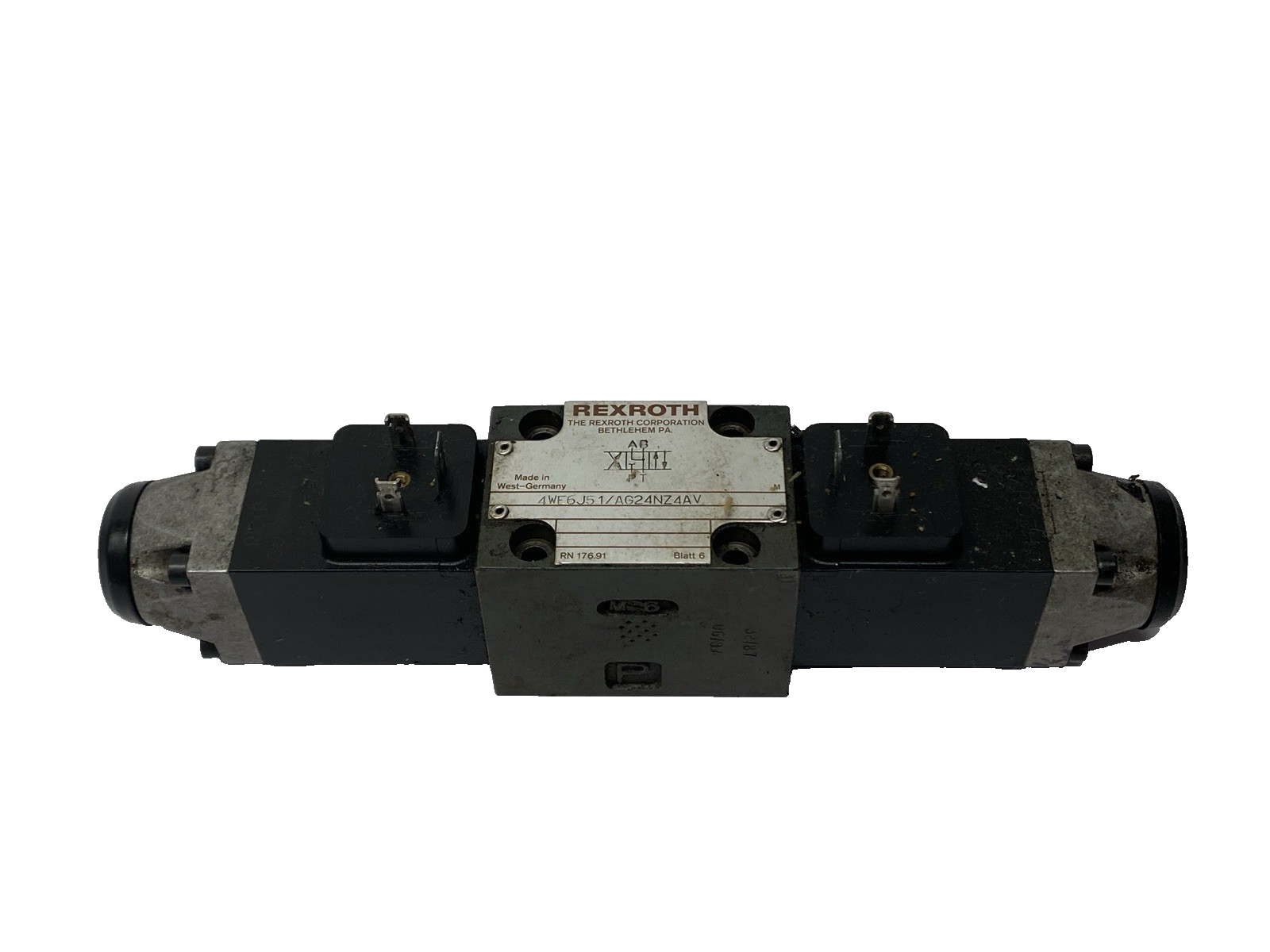 Rexroth 4WE6J51-S1/AG24NZ4AV Solenoid Valve - Maverick Industrial Sales