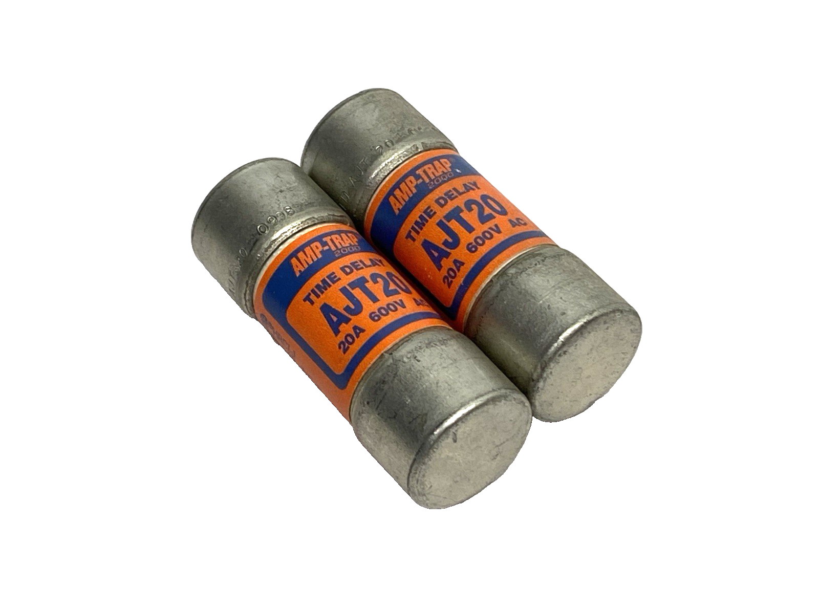 Gould Shawmut AJT20 Amp-Trap Dual Element Time-Delay Fuse 600VAC 20A LOT OF 2 - Maverick Industrial Sales