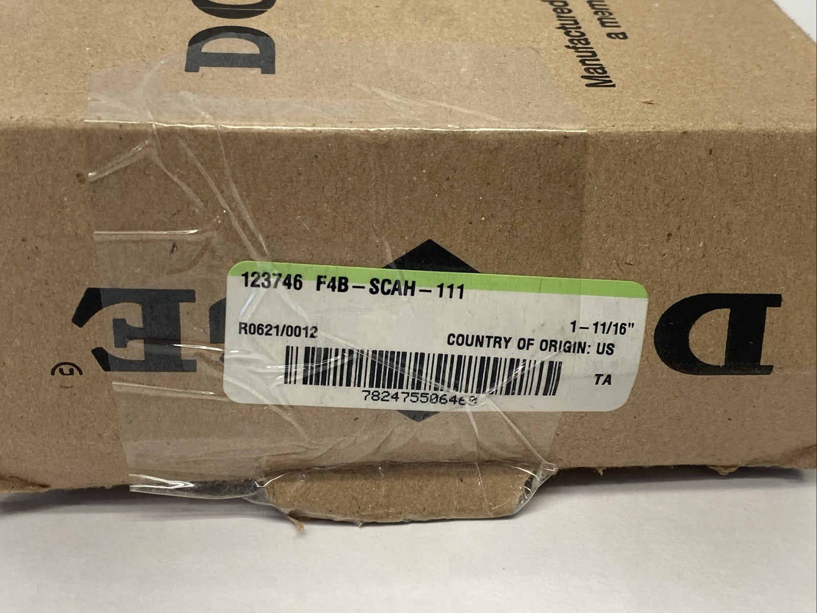 F4B-SCAH-111 | Dodge Flange-Mount Ball Bearing Unit 1-11/16" Bore, 4-Bolt Flange - New – Open box - Maverick Industrial Sales