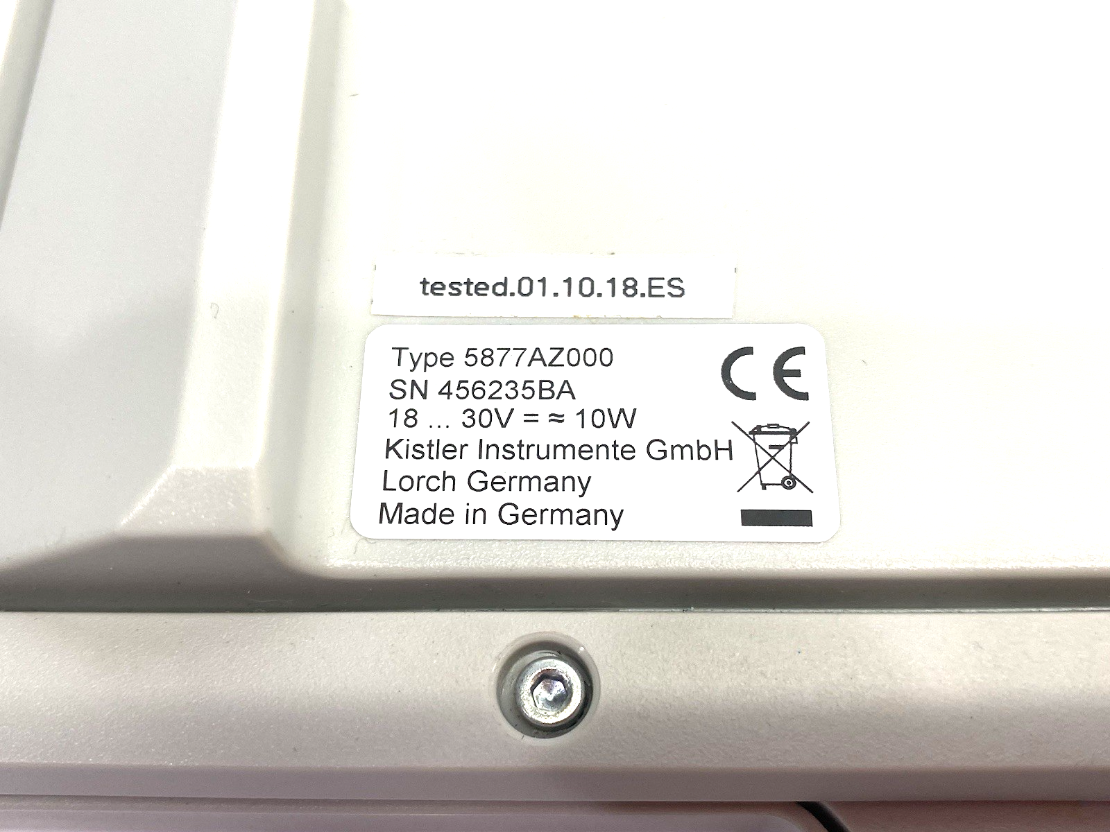 5877AZ000 | Kistler maXYmos Display Module TL and NC Monitor System - Used - Maverick Industrial Sales