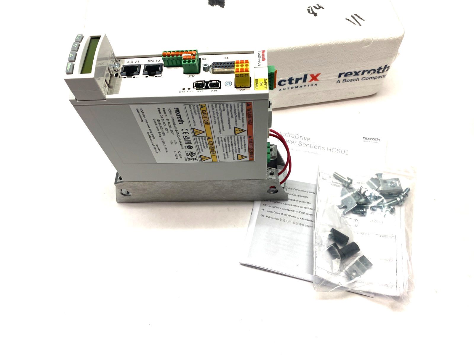 Bosch Rexroth R911340077 Comp. Converter HCS01.1E-W0008-A-03-B-ET-EC-NN-S4-NN-FW - Maverick Industrial Sales